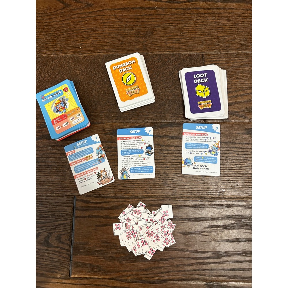 Dungeons & Dinos Card Game – Complete Decks & Tokens